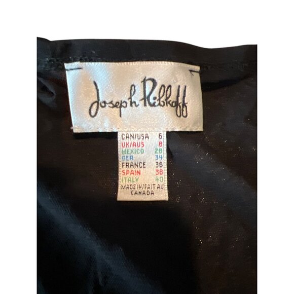 Joseph Ribkoff Vintage Y2K Patchwork Mesh Tunic Top Sheer Sz 6 Boho Lagenlook - Picture 2 of 5